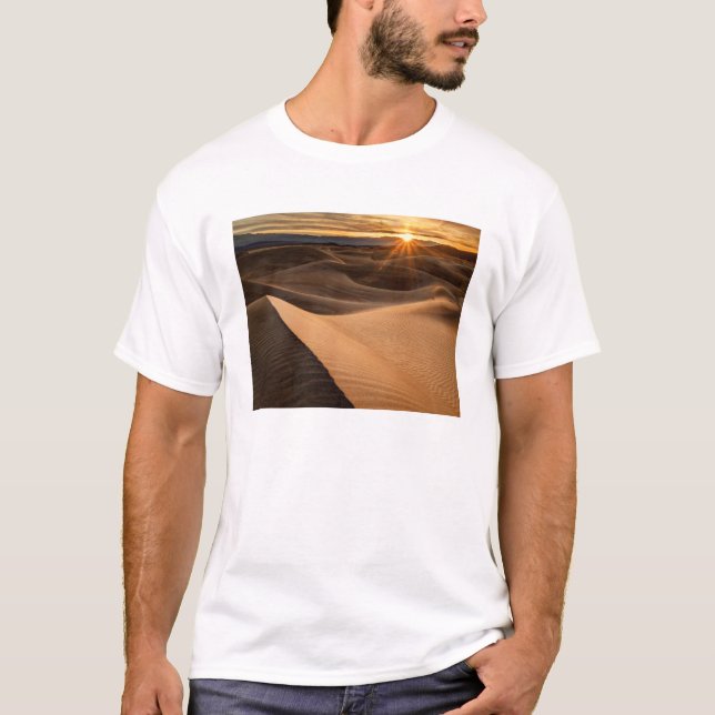 T-shirt Dunes de sable doré, Death Valley, CA (Devant)