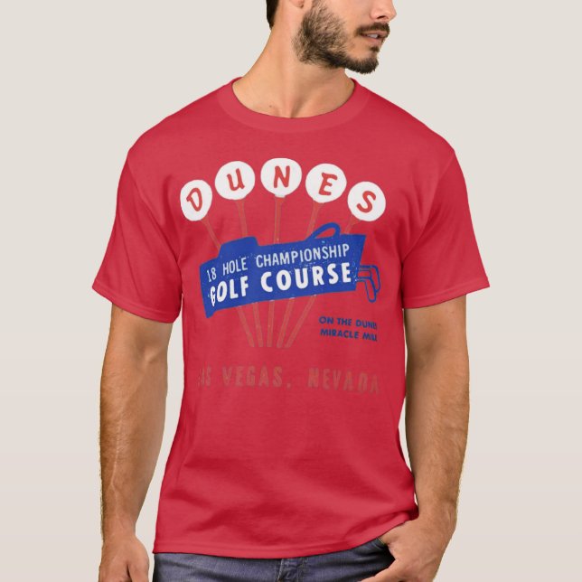 T-shirt Dunes Golf Course - Las Vegas Vintage (Devant)