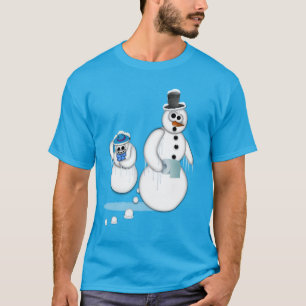 T-shirt Dunette de bonhomme de neige