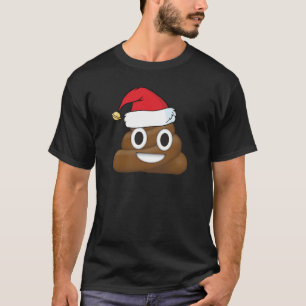 T-shirt Dunette hilare Emoji de Noël