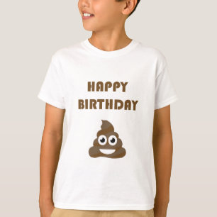 T-shirt Dunette mignonne drôle Emoji de partie de joyeux