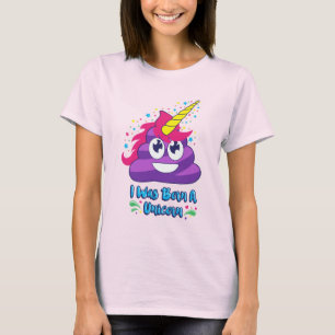 T-shirt Dunette née d'Emoji de licorne