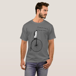 T-shirt Dunettes de pingouin de bicycle