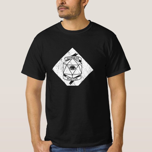 T-SHIRT DUNGEON MASTER RPG DESIGN (Devant)