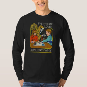 T-shirt Dungeon Père Rpg Rôle Jeu Jeu Jeu Jeu Jeu Dice D2