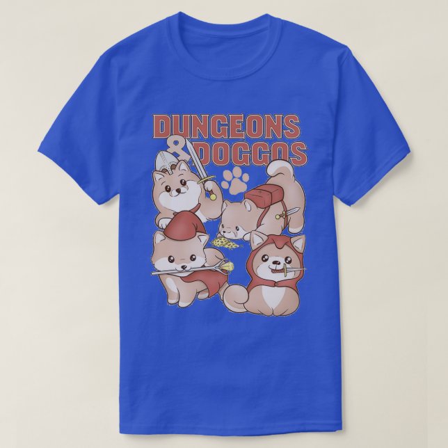 T-shirt Dungeons amp Doggos (Design devant)