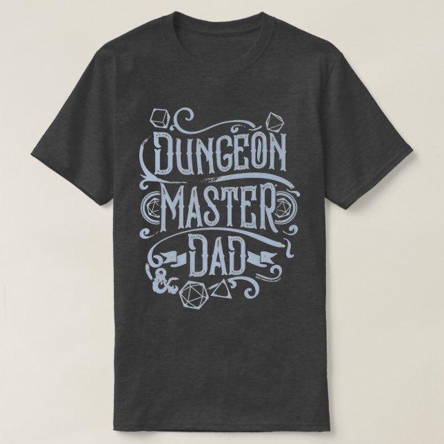 T-shirt Dungeons Dragons Fête des pères Dungeon Master Pap (Design devant)