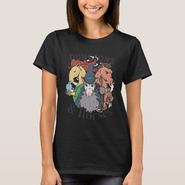 T-shirt Dungeons & Horses (Devant)