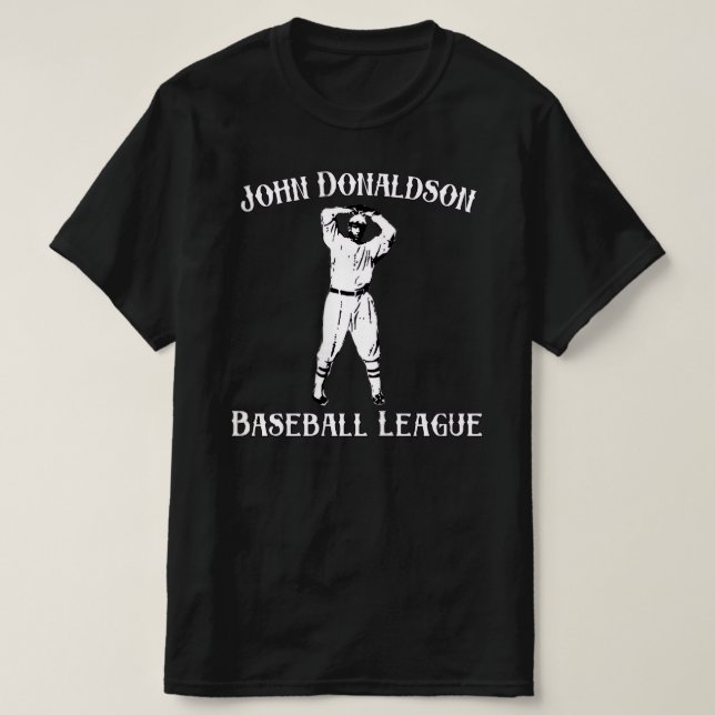 T-Shirt d'uniforme de ligue noir (Design devant)