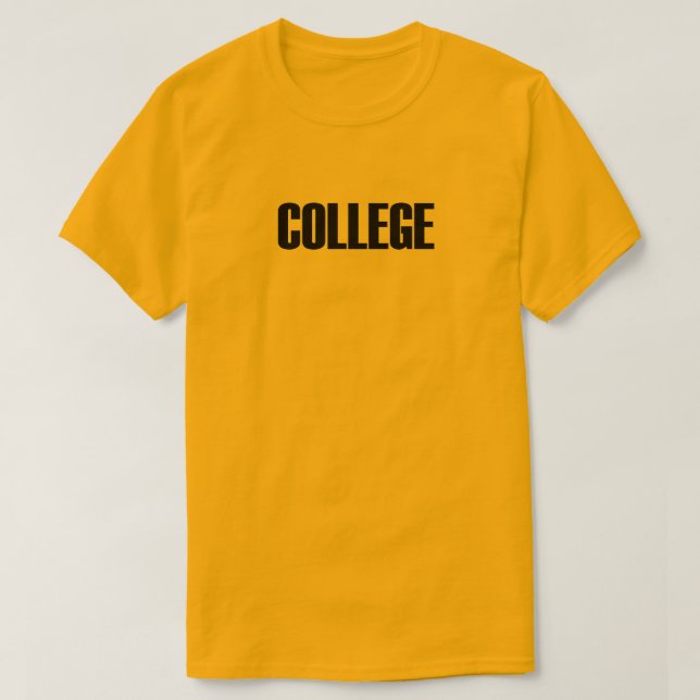 T-shirt d'université (Design devant)