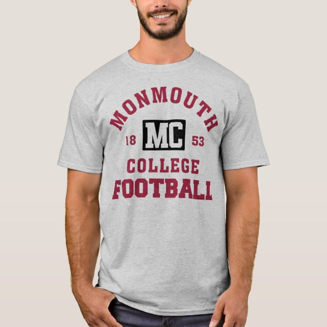 T-shirt d'université de Monmouth (Devant)