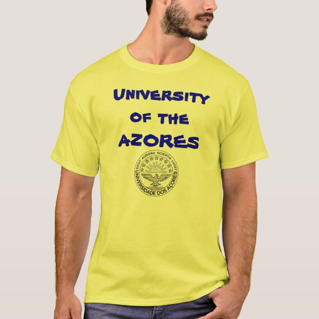 T-shirt d'université des Açores (Devant)