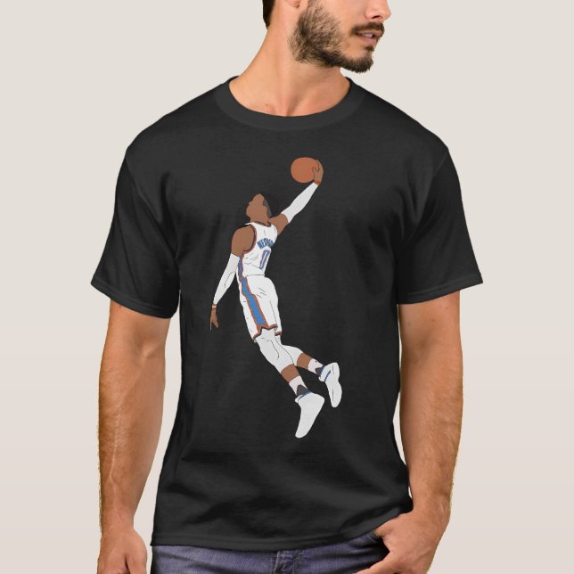 T-shirt Dunk de Russell Westbrook (Devant)