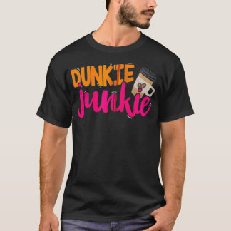 T-shirt Dunkie Junkie Funny Coffee Lover Dire Zip