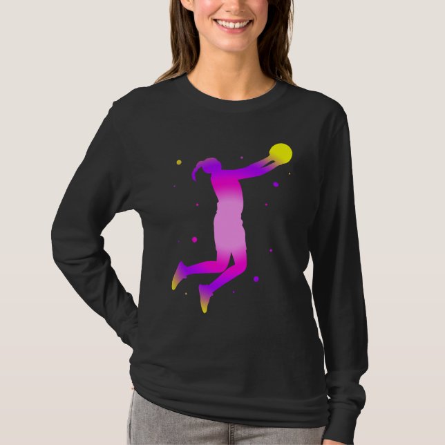 T-shirt Dunking basketball player basket  basketball playe (Devant)