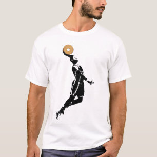 T-shirt Dunking Donuts Basketball Amoureux de B-ball drôle