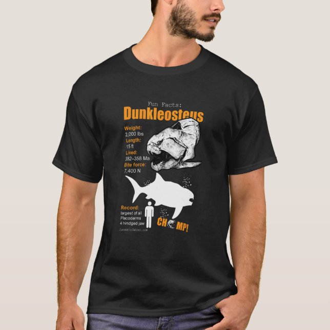 T-shirt Dunkleosteus (Devant)