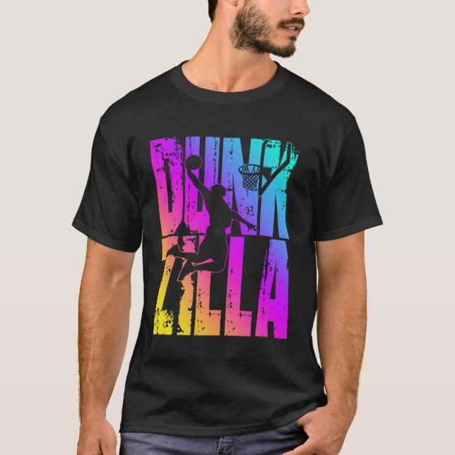 T-shirt Dunkzilla Basketball Player Basketballer Sports Du (Devant)