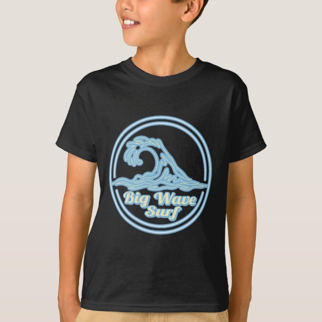 T-shirt Dunnet Y Big Wave Surf Club, Graphisme de surf  (Devant)