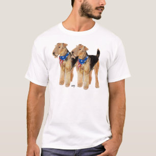 T-shirt Duo de drapeaux patriotiques