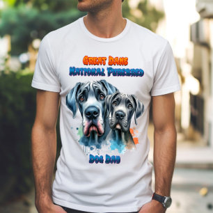 T-shirt Duo Dynamique : Chien National Purebred Great Dane