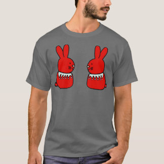 T-shirt Duo lapin lapin roux