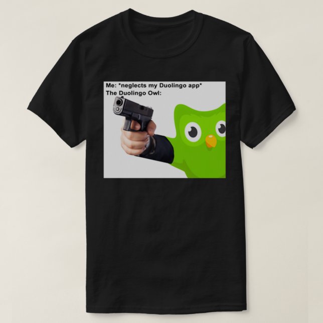 T-shirt duolingo (Design devant)