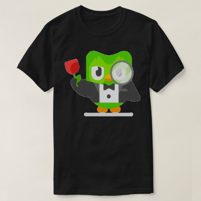 T-shirt Duolingo romantique (Design devant)