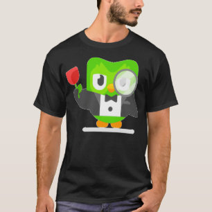 T-shirt Duolingo romantique