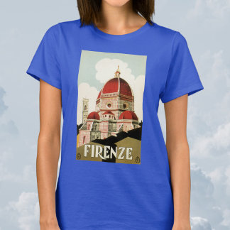 T-shirt Duomo à Firenze Florence Italie Art de Voyage Vint