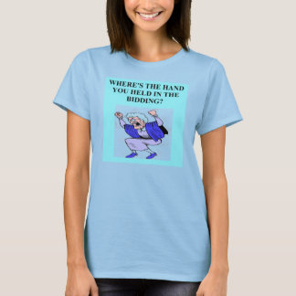T-shirt duplicate bridge player game design