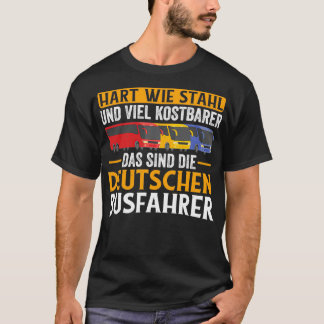 T-shirt Dur comme sl Allemand chauffeurs de bus 2