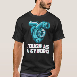 T-shirt Dur Comme Un Cyborg Mécanisme Mécanique Cyborg