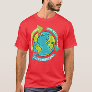T-shirt Durabilité de la Terre