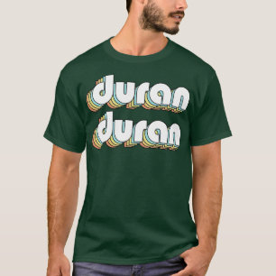 T-shirt Duran Duran Retro Typographie style passé