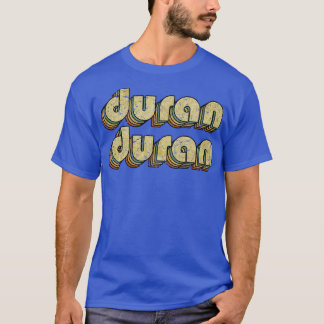 T-shirt Duran Duran Vintage Arc-en-ciel Style les années 7