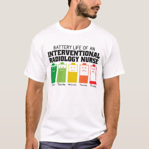 T-shirt Durée De Vie Batterie D'Une Infirmière Interventio
