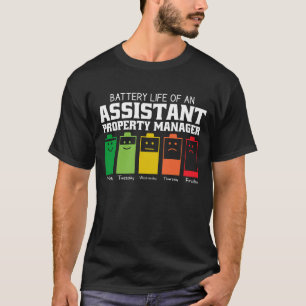 T-shirt Durée De Vie De La Batterie D'Un Gestionnaire De P