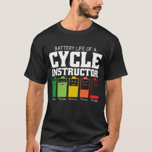 T-shirt Durée De Vie De La Batterie D'Un Instructeur De Cy
