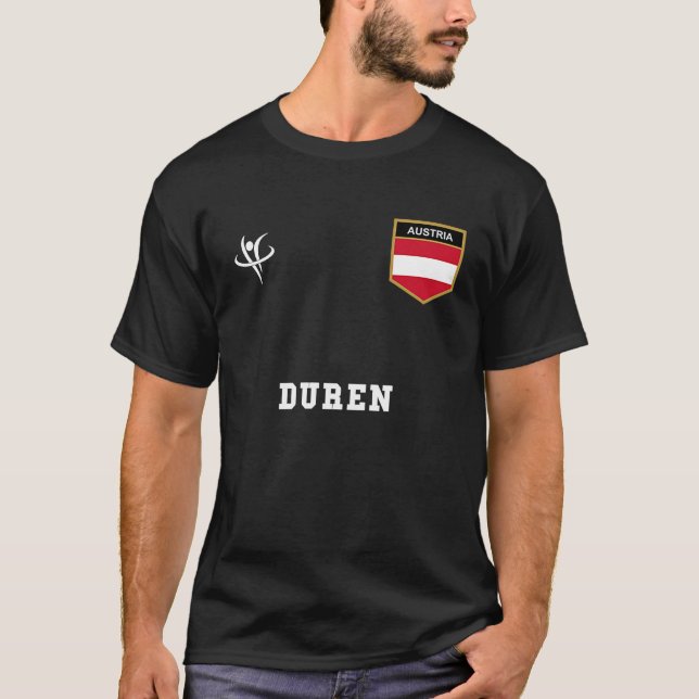 T-shirt DUREN Austria Vintage Sports (Devant)