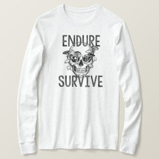 T-shirt Durer et survivre le crâne avec les champignons