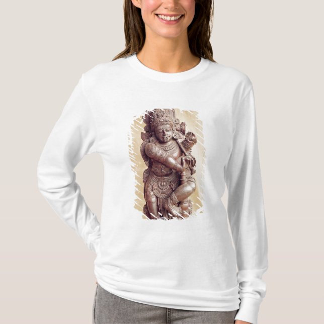 T-shirt Durga, d'Inde du sud (Devant)