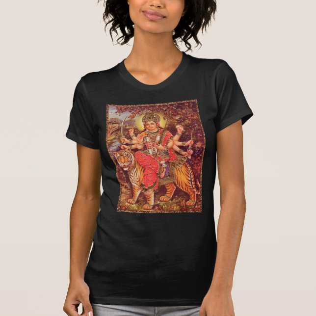 T-SHIRT DURGA ET LE TIGRE (Devant)