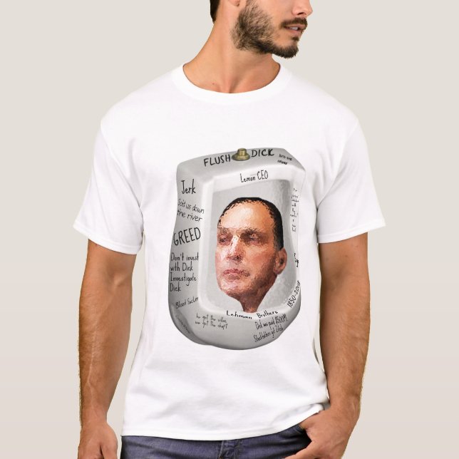 T-shirt d'urinoir d'avidité (Devant)