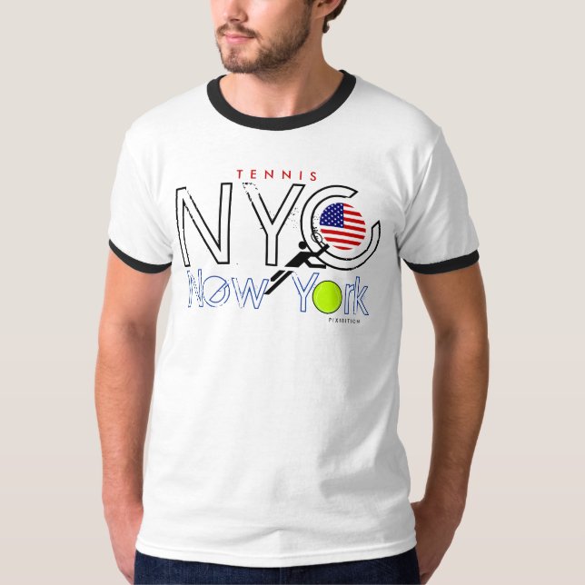 T-shirt d'US Open de tennis de NYC (Devant)