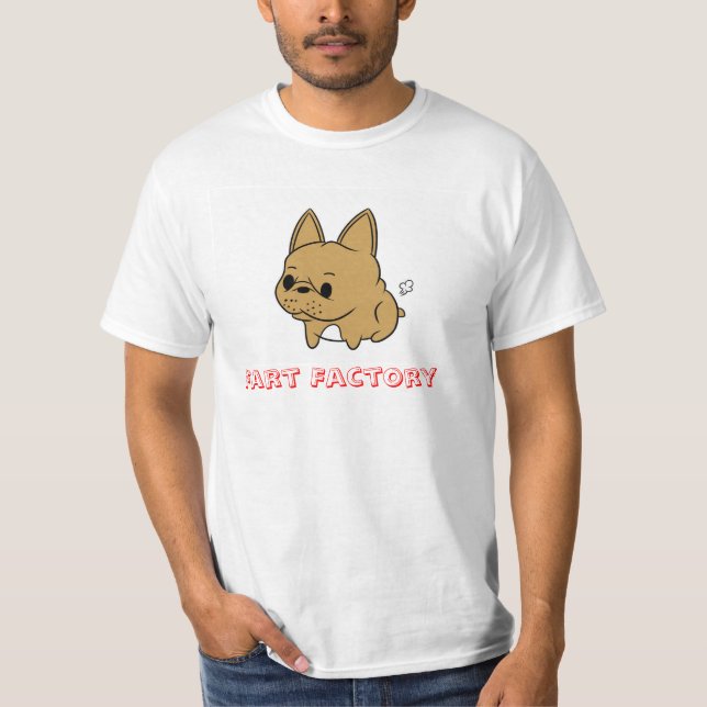 T-shirt d'usine de pet pour les hommes (faon) (Devant)