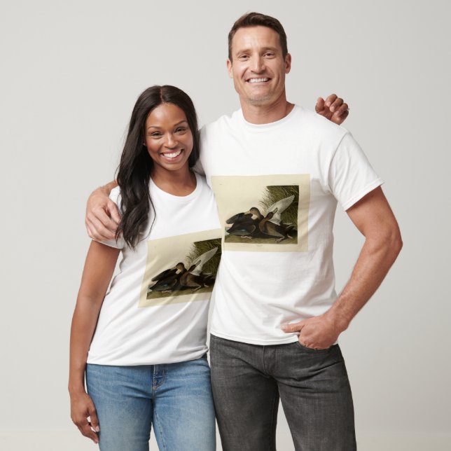 T-shirt Dusky Duck - de John Audubon's Birds of America (Unisexe)