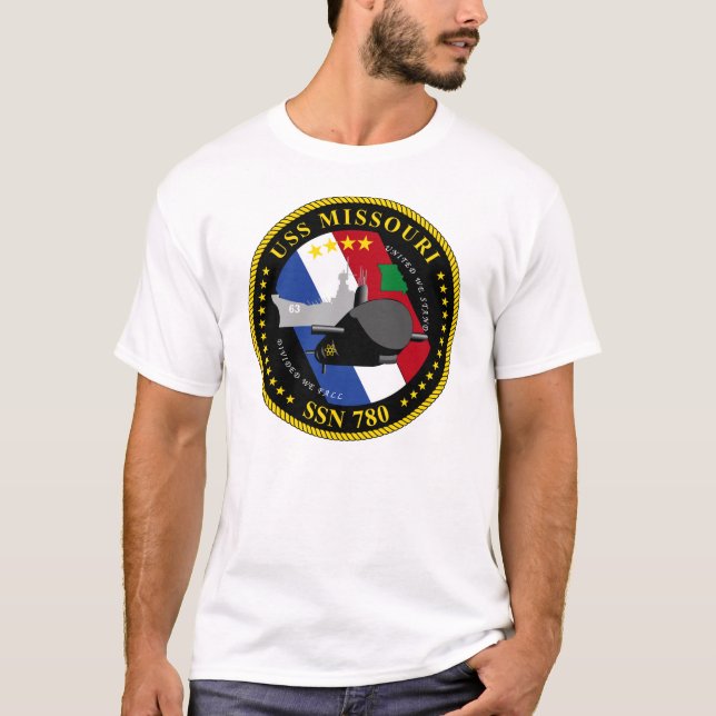 T-shirt d'USS Missouri (Devant)