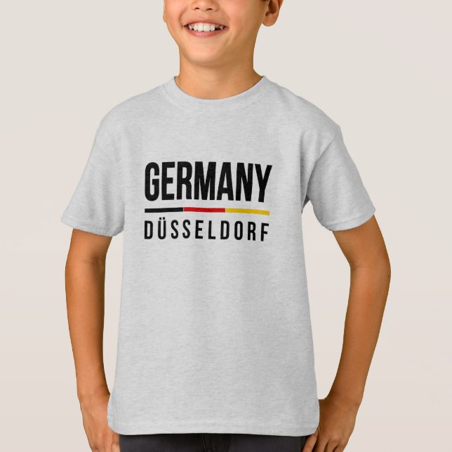 T-shirt Düsseldorf Allemagne (Devant)