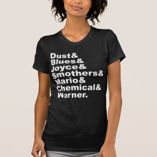 T-shirt Dust & Blues & Joyce & Smères & Mario & Chemical